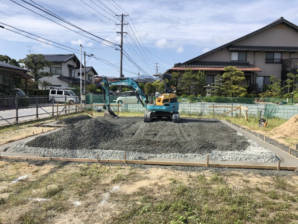 工事着工～基礎工事①